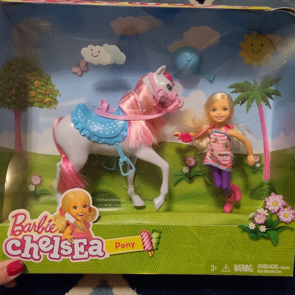 Chelsea Barbie Doll with Horse
